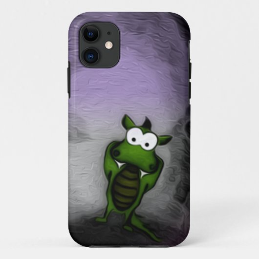 傾けられたドラゴン Case-Mate iPhoneケース (裏面)