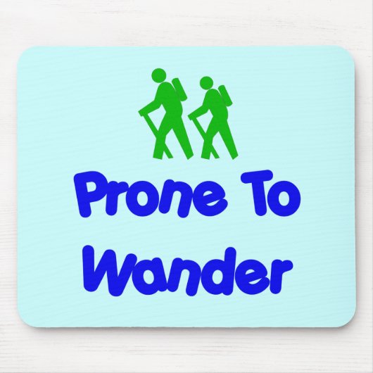 傾向があるさまようため マウスパッド (正面)