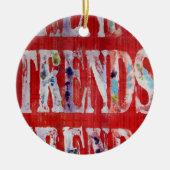 傾向円オーナメント セラミックオーナメント (正面)