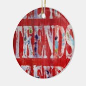 傾向円オーナメント セラミックオーナメント (左)