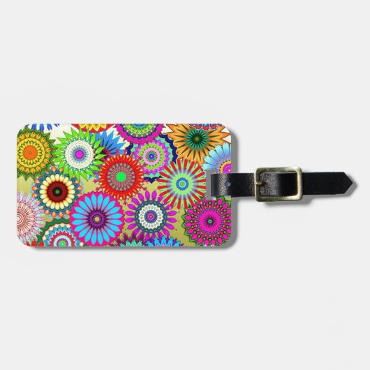 傾向精神花火力プリントアクセサリー ラゲッジタグ (正面横)