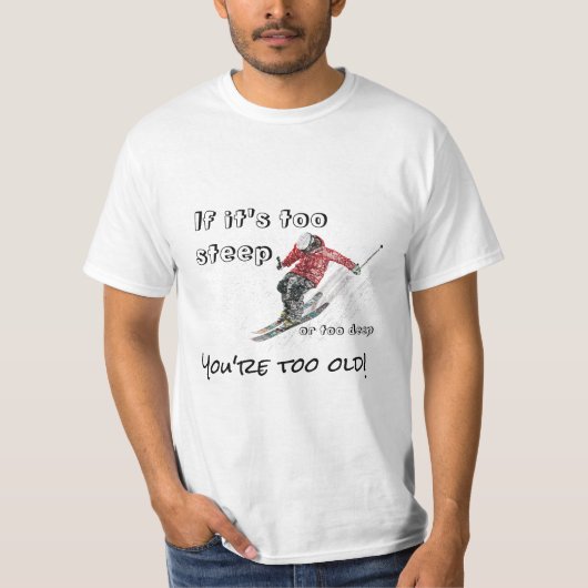 傾斜がきつすぎる Tシャツ (正面)