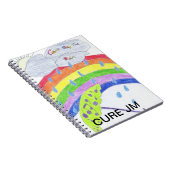 "傾斜した停止"エマ"著雨"芸術 ノートブック (右側)