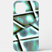 傾斜した四角形の上に色をデジタル化 Case-Mate iPhoneケース (裏面)