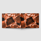 傾斜し、いくつかのサンゴの正方形と長方形 ゲストブック (全面)