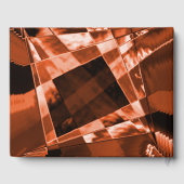 傾斜し、いくつかのサンゴの正方形と長方形 ゲストブック (裏面)