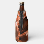 傾斜し、いくつかのサンゴの正方形と長方形 ボトルクーラー (ボトル裏面)