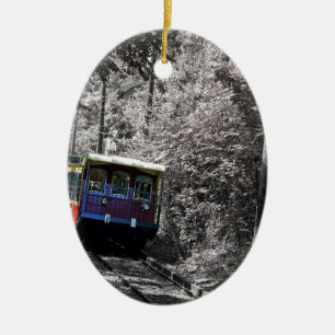 傾斜の鉄道 セラミックオーナメント