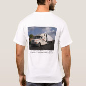 傾斜はうまくいきません Tシャツ (裏面)