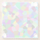 傾斜タイルガラスコースター ガラスコースター (裏面)