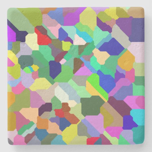 傾斜タイル石灰岩コースター ストーンコースター (正面)