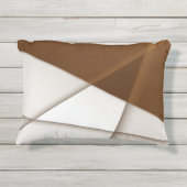 傾斜三角形と影、モダンクラシックスタイル アウトドアクッション (裏面)