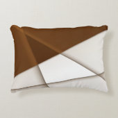 傾斜三角形と影、モダンクラシックスタイル アクセントクッション (正面)