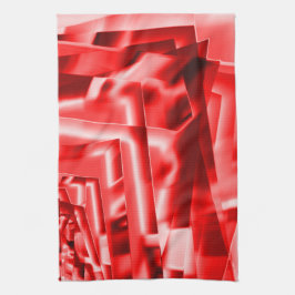 傾斜正方形のコーナー、派手な赤から白まで キッチンタオル