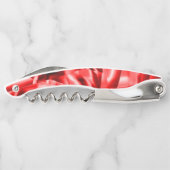 傾斜正方形のコーナー、派手な赤から白まで ソムリエナイフ (裏面)