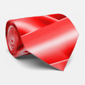 傾斜正方形のコーナー、派手な赤から白まで ネクタイ (ロール)