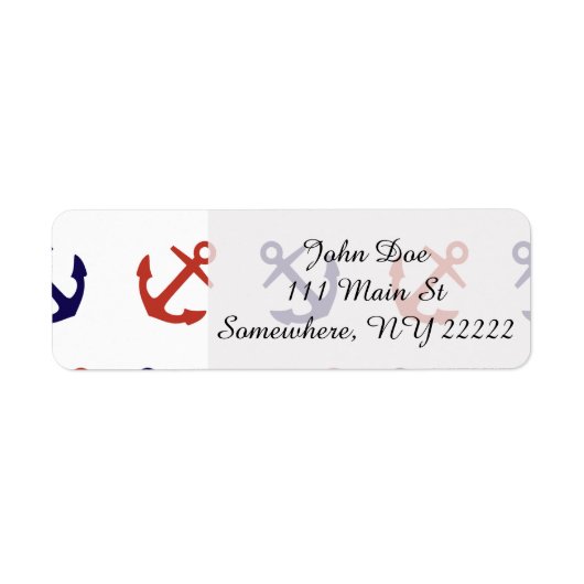 傾斜航海のいかり ラベル (正面)