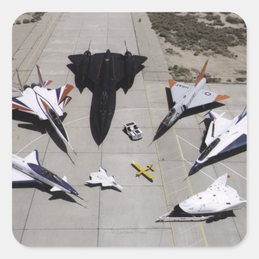 傾斜路の1997年のDrydenの研究の航空機艦隊 スクエアシール (正面)