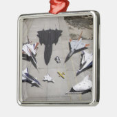 傾斜路の1997年のDrydenの研究の航空機艦隊 メタルオーナメント (左)