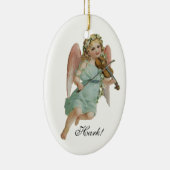 傾聴して下さい! 天使のオーナメント セラミックオーナメント (右)