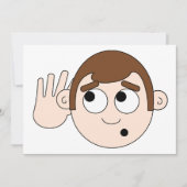 傾聴のお誘い 招待状 (正面)