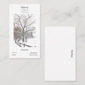 僅か自然の名刺 名刺 (正面/裏面)