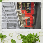 僅か色のロンドン キッチンタオル (折り畳み)