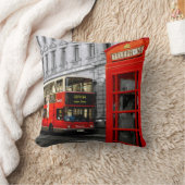 僅か色のロンドン クッション (ブランケット)