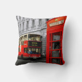 僅か色のロンドン クッション (裏面)