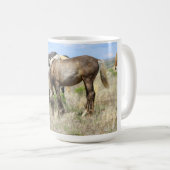 僅か銀が付いているマグ コーヒーマグカップ (正面右)