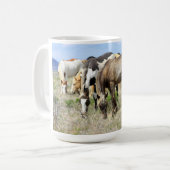 僅か銀が付いているマグ コーヒーマグカップ (正面左)