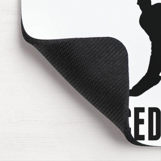 働かせますコオロギを遊ぶために生まれて下さい マウスパッド (コーナー)