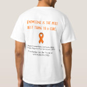 働かない頭脳 Tシャツ (裏面)