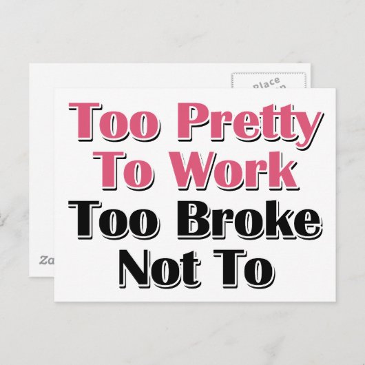 働きかわいらし過ぎて手が抜けない ポストカード (正面/裏面)