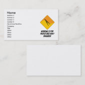 働きは設計しない人々のためです 名刺 (正面/裏面)