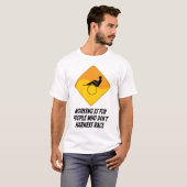 働きは馬具競争人々のためです Tシャツ (正面フル)