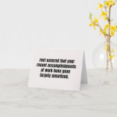 働きアニバーサリーカード、同僚離れカード カード (黄色い花)