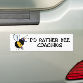 働きバチ-コーチ バンパーステッカー (車上)