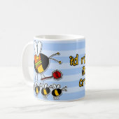 働きバチ-交通指導員 コーヒーマグカップ (正面左)