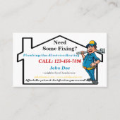 働き男らし者アイコン近所の便利屋 名刺 (正面)