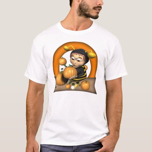 働き者のハロウィンのTシャツ Tシャツ (正面)
