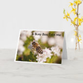 働き者のバースデー・カード カード (黄色い花)