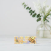 働き者は細いプロフィールカードをからかいます スキニー名刺 (スタンド正面)