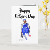 働き者救済の他の者！父の日を祝う カード (黄色い花)