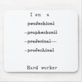 働き者 マウスパッド (正面)