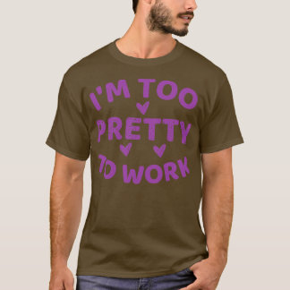 働き過かわいらしぎだ Tシャツ