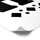 働き頭が切れる考えて常に謙虚である ポスター (角)