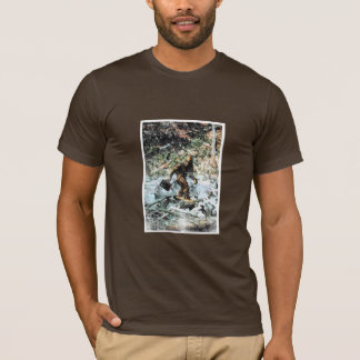 働くことを行く大きい足 Tシャツ