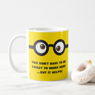 「働くこと熱狂するでなくてもよろしくないです…」 googly目 コーヒーマグカップ