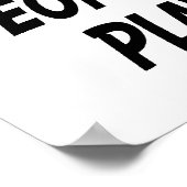 働くのはラクロスのない人遊の為 ポスター (角)